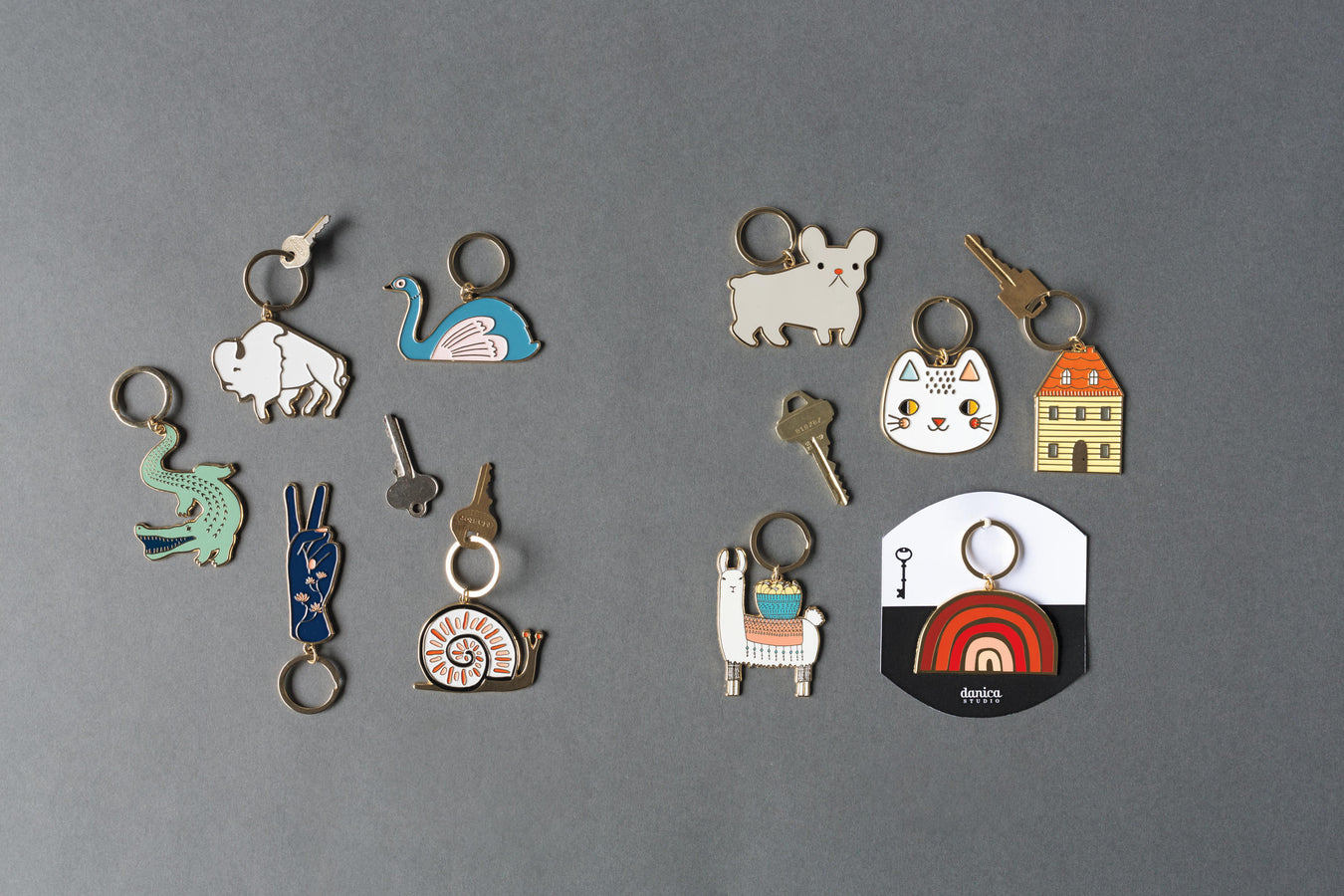 ENAMEL PINS & KEYCHAINS