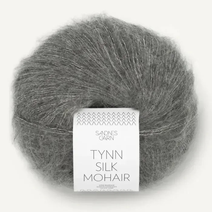 1053 Dark Grey Heather | NEW! Tynn Silk Mohair