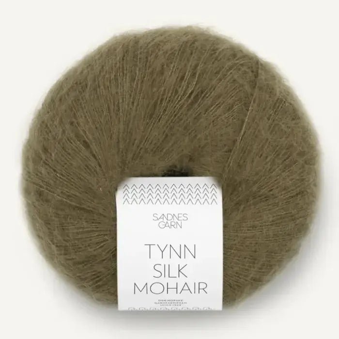 9873 Dark Olive | NEW! Tynn Silk Mohair