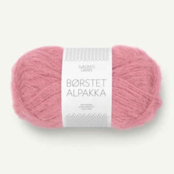 4324 Hot Pink *discontinued | Borstet Alpakka