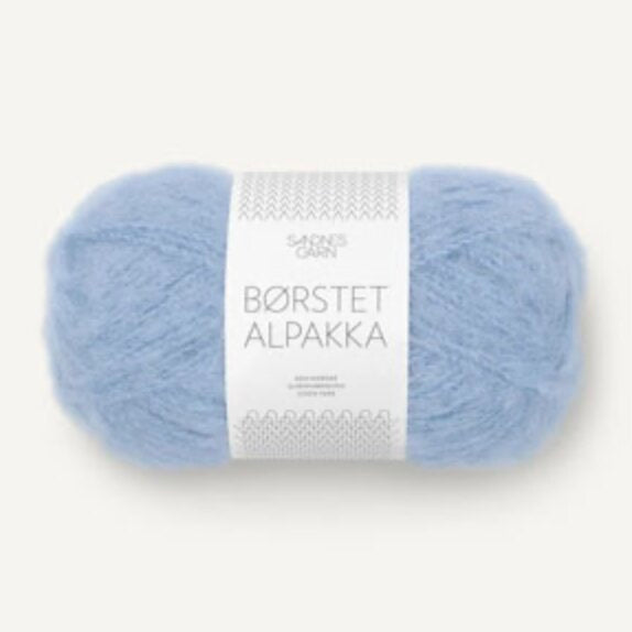 6003 Light Blue | Borstet Alpakka