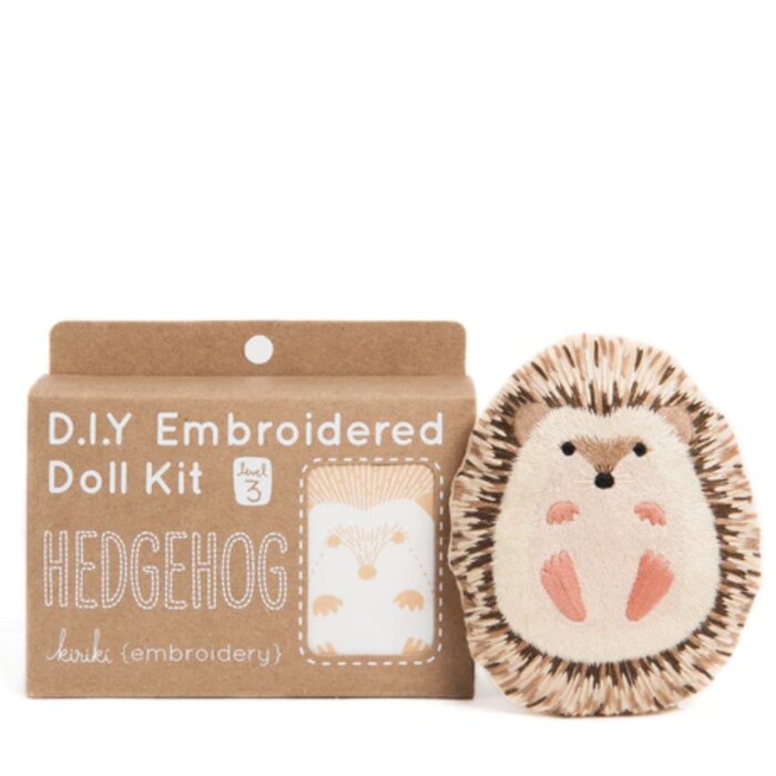 Hedgehog Embroidery Kit