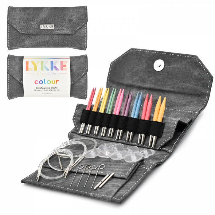 Colour | Grey Denim | 3.5" Interchangeable Needle Set