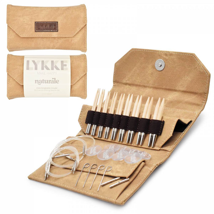 Naturale | Tan Denim | 3.5" Interchangeable Needle Set