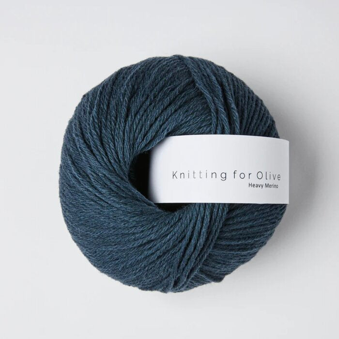 Deep Petroleum Blue | Knitting For Olive Heavy Merino