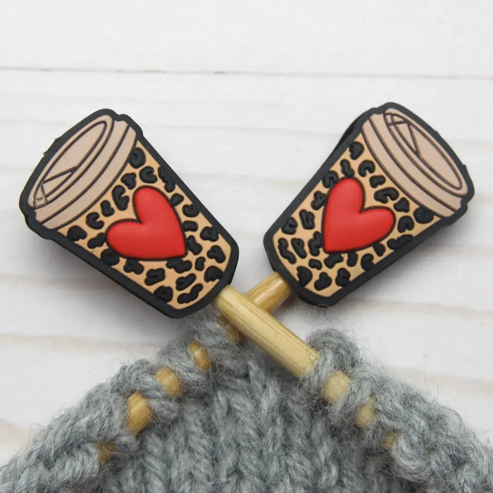 Leopard Latte Stitch Stoppers