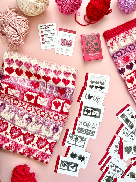 Valentine's 2 Doodle Card Deck | Half Deck