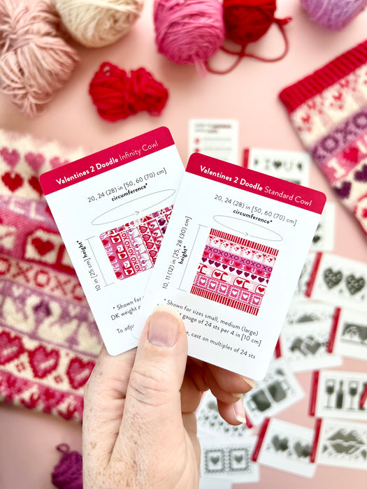 Valentine's 2 Doodle Card Deck | Half Deck