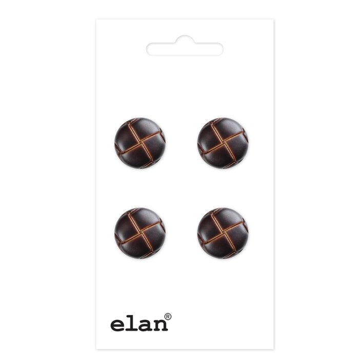 Dark Brown Shank Buttons