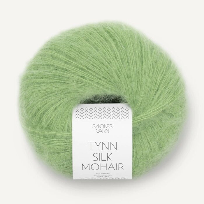 8733 Spring Green | Tynn Silk Mohair