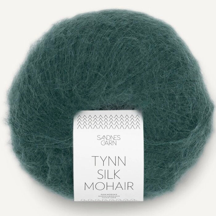 **discontinued 7281 Deep Petrol | Tynn Silk Mohair