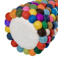 MODWOOL Felt Ball 12.5"h Tree with Star - Multicolour