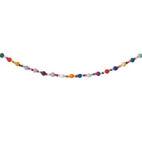 MODWOOL Felt Ball Garland - Assorted Ball/Colours (75" length)