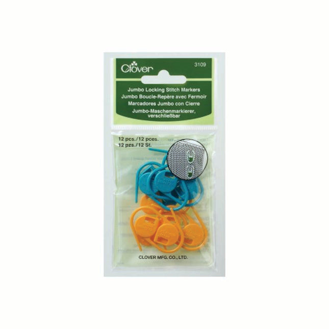Clover Plastic Stitch Markers, 329 - Black Sheep Knitting LLC