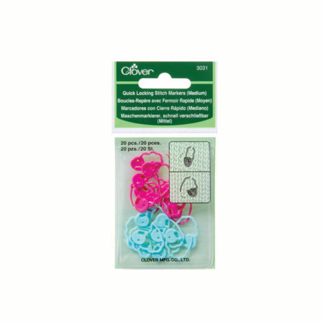 400 PCS Crochet Stitch Markers, Colorful Locking Stitch Markers Plastic  Crochet Stitch Counters Crochet Clips for Weaving, Sewing and Knitting DIY