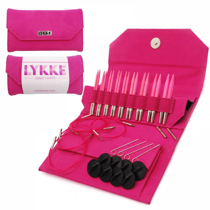 Blush | Fuchsia Fabric | Lykke 3.5" Interchangeable Needle Set