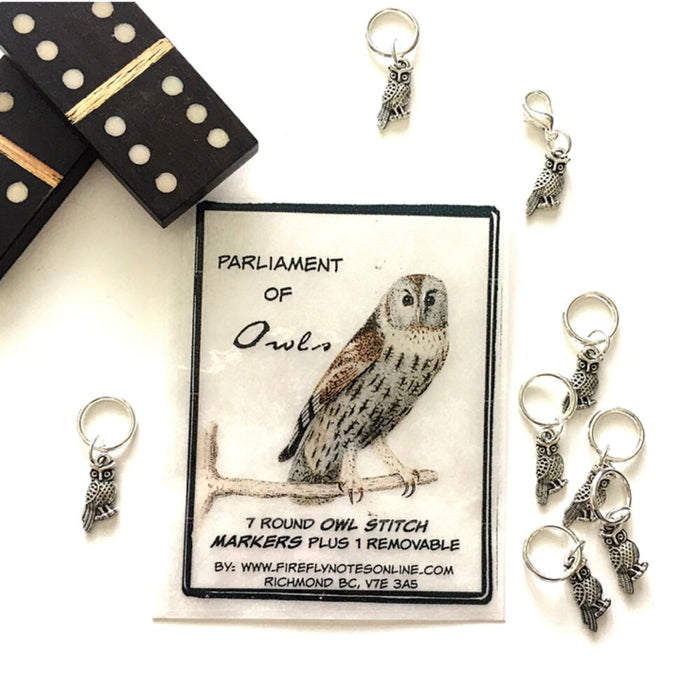 Firefly Notes Owl Stitch Marker Pack