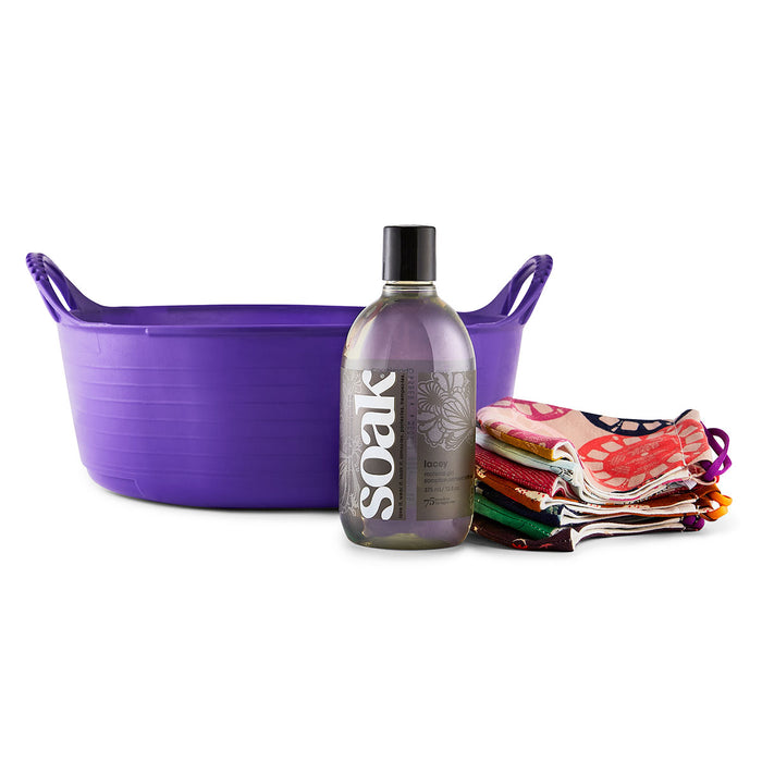 PURPLE MINNIE BASIN AND LACEY SOAK WASH KIT