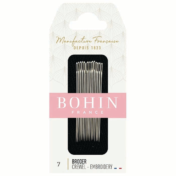 BOHIN Embroidery Needles Size No.7