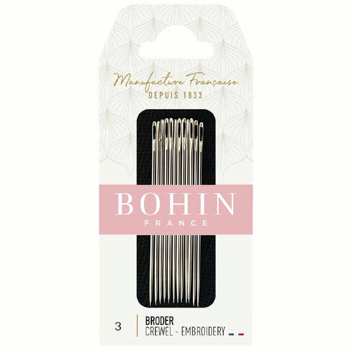 BOHIN Embroidery Needles Size No.3