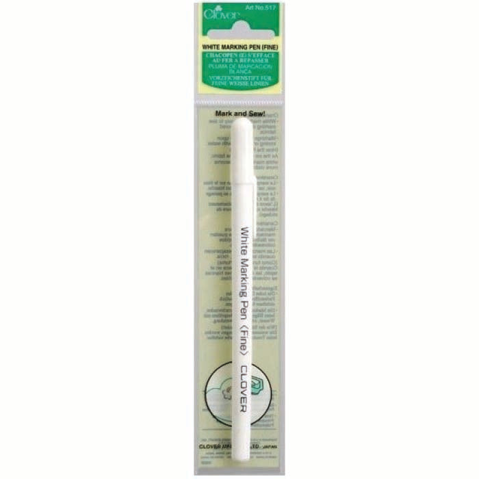 Clover Iron Off Marking Pen - White