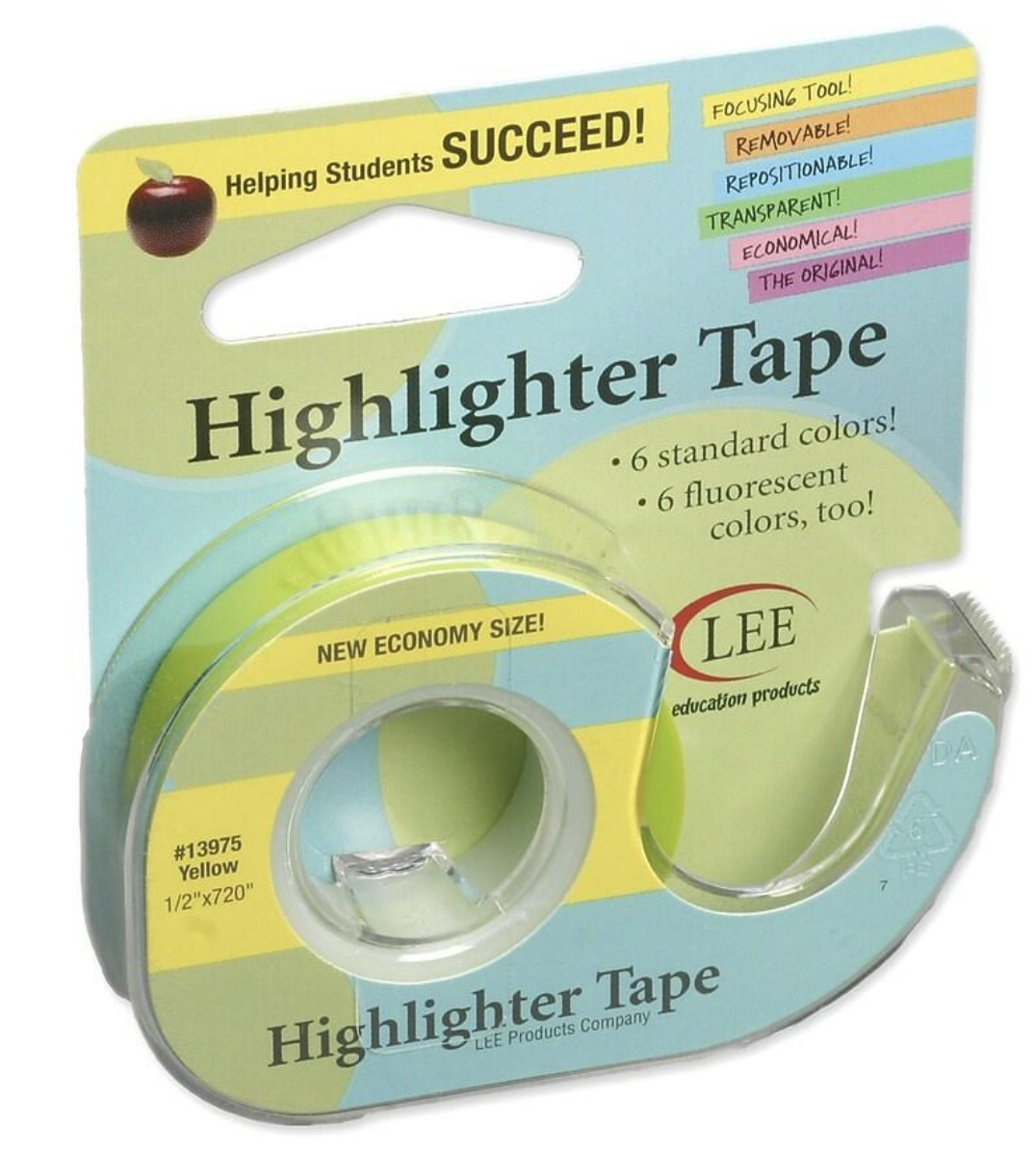 Highlighter Tape